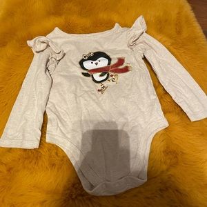 18 months baby girl winter Christmas onesie